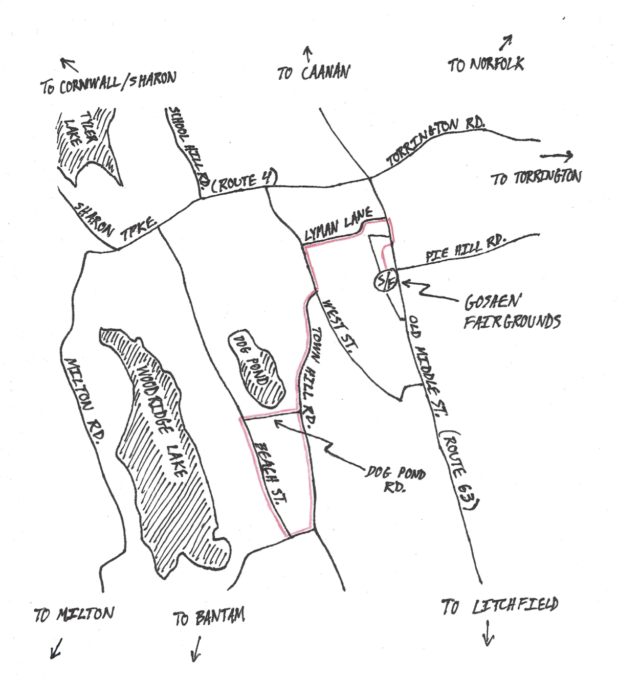 Goshen Turkey Trot Course Map